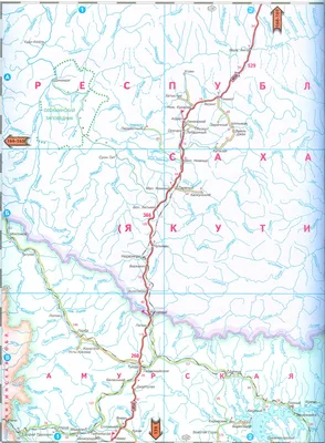 Карта окрестностей Якутска. Подробная карта окрестностей Якутска, столицы  республики Саха Якутия