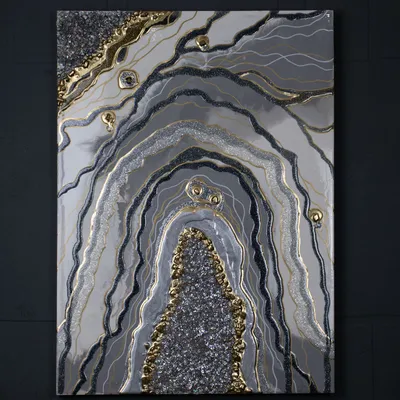 Картина Geode, коллекция Срез камня 50x70 см - ALX Studio