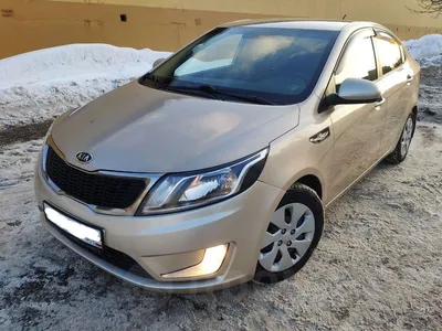 Kia Rio 2013 бежевый 1.6 л. 2WD механика с пробегом купить в Екатеринбурге