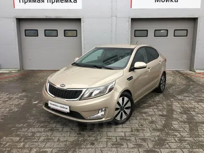 Kia Rio 2011 бежевый 1.4 л. 2WD механика с пробегом купить в Екатеринбурге