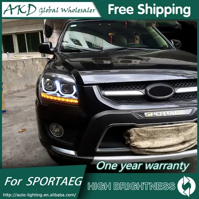 Фары для KIA Sportage 2007-2013 DRL дневные ходовые огни фары светодиодные  Биксеноновые лампы Противотуманные фары тюнинг автомобильные аксессуары -  купить по выгодной цене | AliExpress