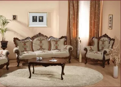 Мягкая мебель для гостиной в классическом стиле (50 фото) — Портал о  строительстве, ремонте и дизайне