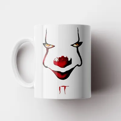 Чашка Клоун Пеннивайз - Оно. It. Стивен Кинг Оно Чашка с фото, цена 160 грн  — Prom.ua (ID#1248374822)