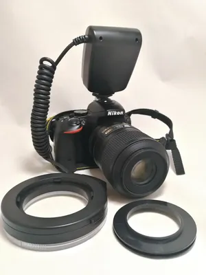 Splash RF-550D - кольцевая фотовспышка для макросъемки.