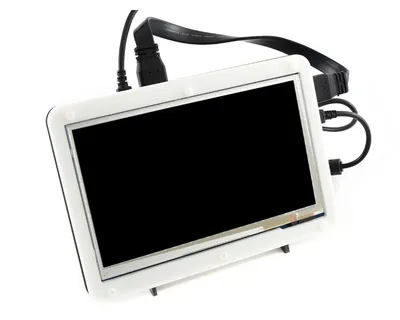 7 дюймов HDMI ЖК-дисплей (B) + двухцветная Кольцевая вспышка чехол  емкостный сенсорный экран Экран Дисплей для Raspberry Pi Banana Pi BB  Черный монитора компьютера | Электроника | АлиЭкспресс