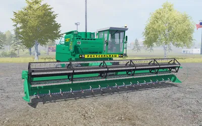 Дон-1500Б с приспособлениями для Farming Simulator 2013