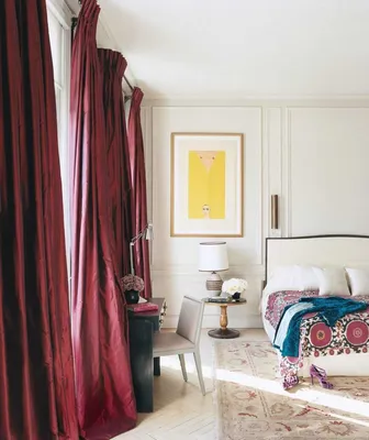 Бордовые шторы (120 фото): красивый дизайн, идеи для сочетания в интерьере
