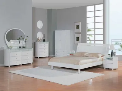 Дизайн спальни с белой мебелью: характеристика белой мебели, оформление  дизайна комнаты со светлой мебелью