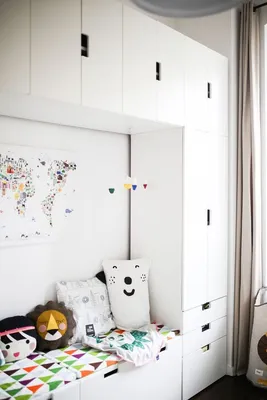 Детская комната белая с шкафами и комодами D-011 по выгодным ценам от  «Алька Мебель» - 860179745