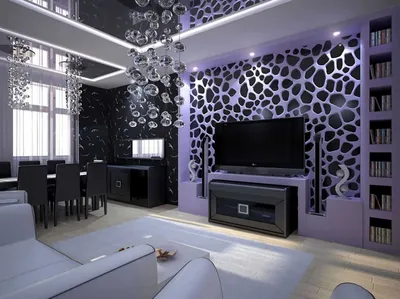 Обои для комнаты черные » Современный дизайн на Vip-1gl.ru