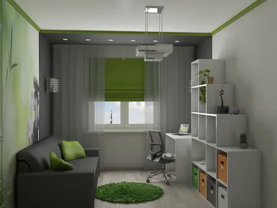 Интерьер комнаты юноши студента » Дизайн 2021 года - новые идеи и примеры  работ