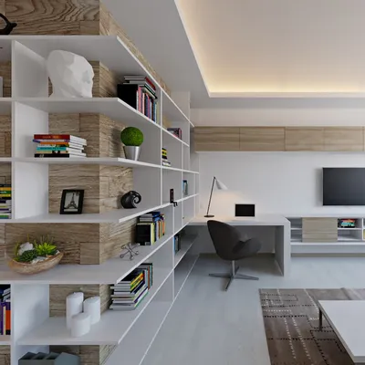 Fateeva Design: маленькая квартира для студента • Интерьер+Дизайн