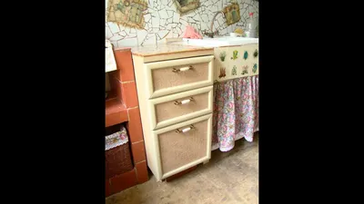 Декорируем мини комод для кухни в стиле кантри - Decorate with mini drawers  for kitchen - YouTube