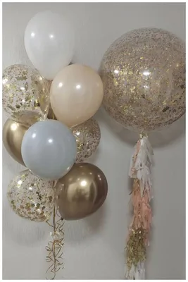 Композиция шаров на день рождения, шары для мамы, девушки, воздушные шары с  гелием, фонтаны из шаров, доставка шаров — купить в интернет-магазине по  низкой цене на Яндекс Маркете