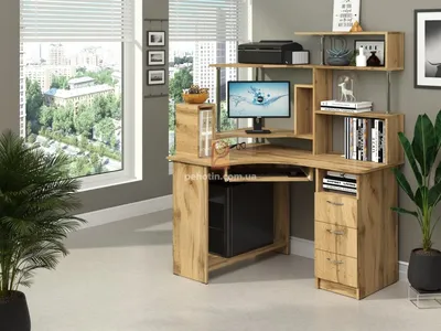 Офис :: Компьютерные столы :: Компьютерный стол Компакт (с надстройкой)