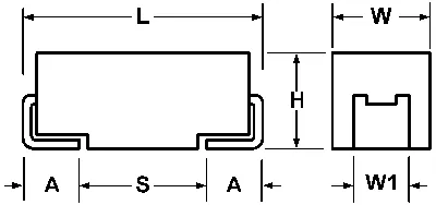 TAJ серия, Конденсаторы танталовые для поверхностного монтажа, ЧИП танталовые  конденсаторы, SMD tantalum capacitors :: ДАРТ Электроникс