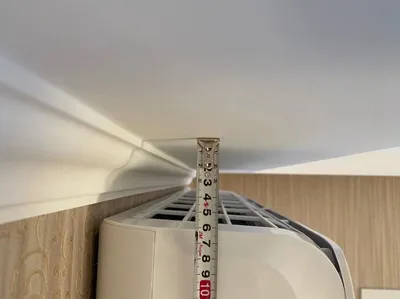 Оптимальное расстояние от кондиционера до потолка. Кратко