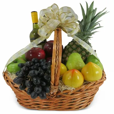 Идея для подарка - корзинки с фруктами | Цветочная История | Дзен