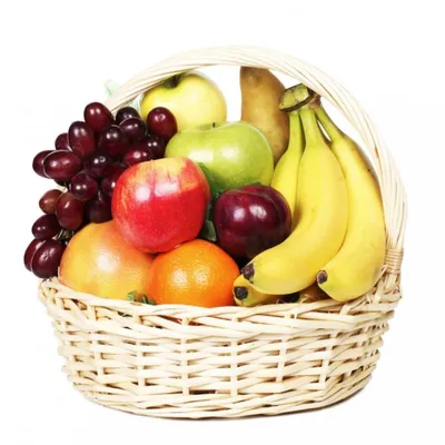 Корзинка с фруктами, Цветы и подарки в Чебоксарах, купить по цене 3800 руб,  Букеты из фруктов в Роялбукет.рф с доставкой | Flowwow