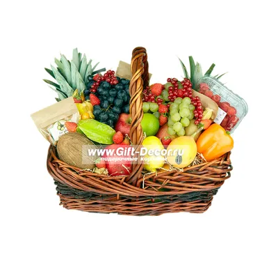 Подарочная корзина «С фруктами» — Гифт-Декор