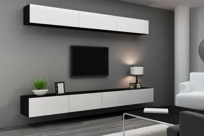 Мебель под ТВ в гостиную в современном стиле — фото | Блог о ремонте и  дизайне интерьера
