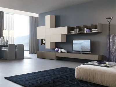 Мебель для гостиной стенка модульная - Tomasella C125 из Италии.