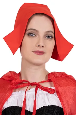 Головной убор красная шапочка - купить за 850 руб: недорогие чепцы и  колпаки в СПб