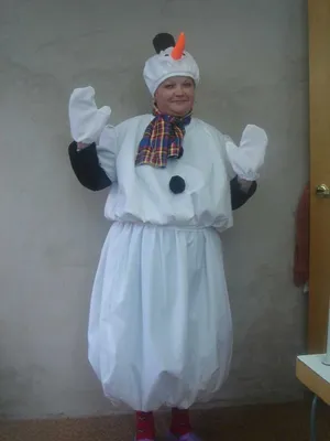 Костюм снеговика своими руками - 95 фото пошива простого и яркого  праздничного костюма