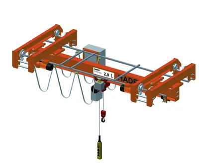 Кран мостовой пневматический подвесной HADEF EDDD 1 тонна - HADEF GmbH \u0026  LLC Elevatormelmasch