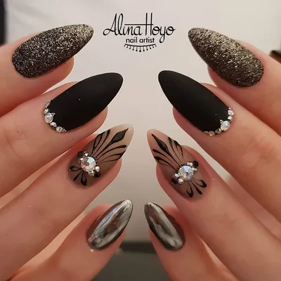 📎Мастер @alinahoyonailartist🔝🔝🔝 @nail_manicure_makeup Девочки, не  забывайте ставить лайк💋 и подписаться))) Сам… | Almond acrylic nails, Gel  nails, Trendy nails