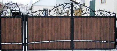 Идеи на тему «Забор» (42) | забор, кованые железные ворота, железные ворота