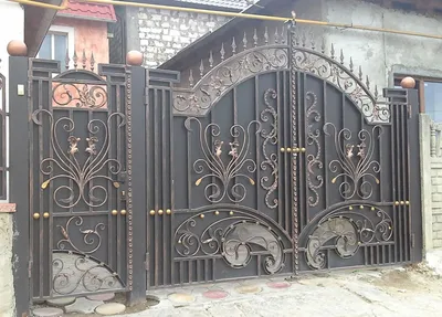 Красивые иранские распашные ворота - В мире решеток и других изделий из  металла