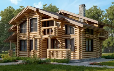 Красивый деревянный дом снаружи: 100 фото лучших вариантов