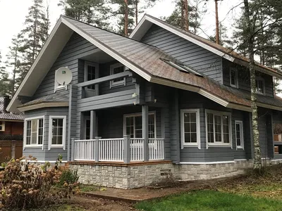 Покраска деревянного дома снаружи. Чем и как правильно покрасить фасад деревянного  дома