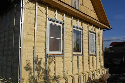 Утепление деревянного дома снаружи — Заметки строителя