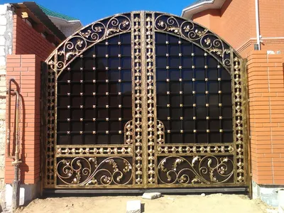 Стальные ворота в иранской стиле - В мире решеток и других изделий из  металла