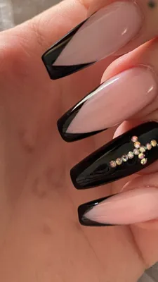 nails ногти ногти2021 2022 в 2021 г | Гелевые ногти, Стильные ногти,  Дизайнерские ногти | Черные гелевые ногти, Дизайнерские ногти, Гелевые ногти