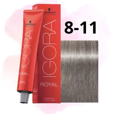 Schwarzkopf Professional Краска для волос Igora Royal 8-11 светлый русый  сандрэ экстра, 60 мл — купить в интернет-магазине OZON с быстрой доставкой