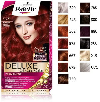 Schwarzkopf Palette Deluxe Oil-Care Color стойкая краска для волос