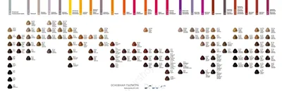 Палитра краски для волос Эстель (профессиональная): раскладка цветов всех  оттенков по номерам