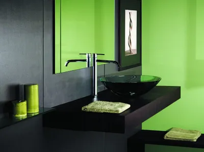 Зелёная ванная комната: 120 фото, цветовые сочетания, стили интерьера,  акцентные цвета