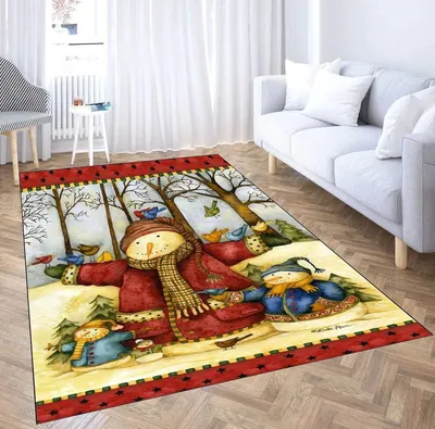 Квадратный бордовый Ковер 207 Isfahan 3317 размер 0,60х0,60 м Floare Carpet