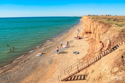 Пляжи курортного поселка Николаевка, Крым