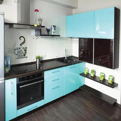 Кухня бирюзового цвета: сочетание с другими цветами, примеры интерьеров в  фото