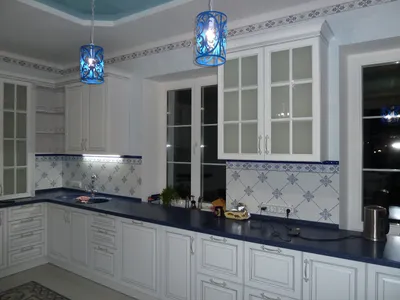 Кухня в стиле «Гжель» - Рафаэль - салон эксклюзивной мебели и дизайна