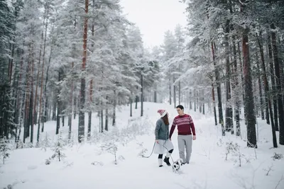 Фотосессия зимой. Зимняя фотосессия девушек в парке. Фото