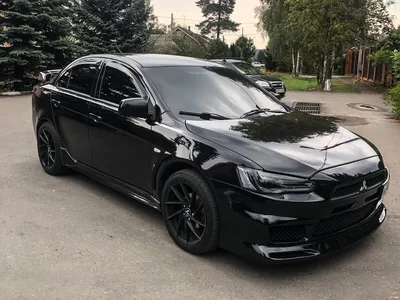 Купить б/у Mitsubishi Lancer X 2.0 CVT (150 л.с.) бензин вариатор в  Обухово: чёрный Митсубиси Лансер X седан 2007 года на Авто.ру ID 1100835342