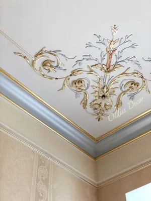 Лепнина и ее декорирование. #oldiss_decor #TimashovaVictoria_DesignDecor  #luxurydecor #luxury #gil… | Ceiling design, Ceiling design living room,  Pop ceiling design