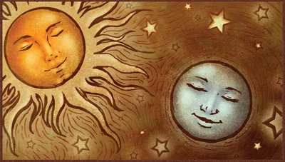 Солнце и луна рисунки - фото и картинки abrakadabra.fun
