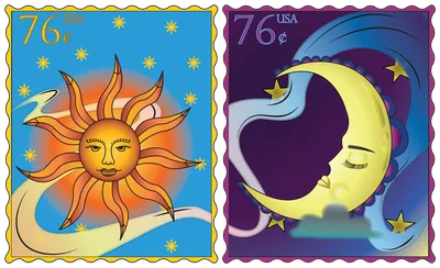 Заготовка под роспись Солнце и луна zag-zn-sun-moon купить в  интернет-магазине krapivasu